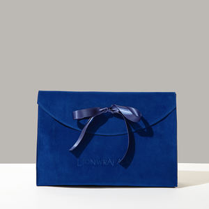 Lionwrapack özel moda toptan hediye Logo baskılı çanta İpli çanta ile kadife takı çantası ambalaj - Product Image 5