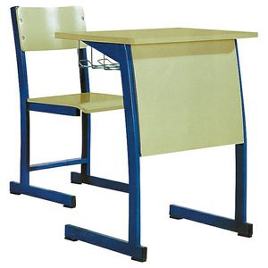 Conjunto de Escritorio y Silla Escolar Masao, Individual, Altura Ajustable, Estructura de Hierro, Tamaño Convencional para Uso en el Aula - Product Image 2