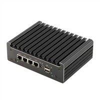 Mini PC Industrial Topton, Router Firewall Sin Ventilador, Intel N100 Pentium N6005, 4 LANs I226-V 2.5G, DDR4, COM, USB-C, PfSense