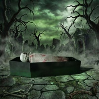 Adornos de Juguete Redondos de Plástico para Halloween, Novedad Eléctrica de Terror, Ataúd 3D Luminoso, Calavera con Luz Completa, Decoración y Accesorios de Broma