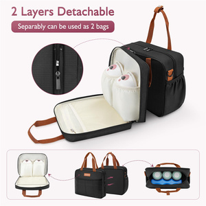 Detachable Breast Milk Cooler Travel Bag with Ice Pack Portable Breastmilk Cooler Bag Breast Pumps Carrying Case - Product Image 3