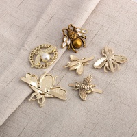 Ventes chaudes en gros : Boucles décoratives pour chaussures, accessoires de quincaillerie pour sacs, décoration abeille pour sacs à main, accessoires de fixation pour sangles de sac