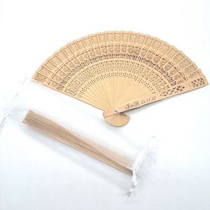 Éventails en bois pour cadeaux de mariage et de fêtes, éventails à main en bambou de haute qualité, culture et tradition chinoises - Product Image 5