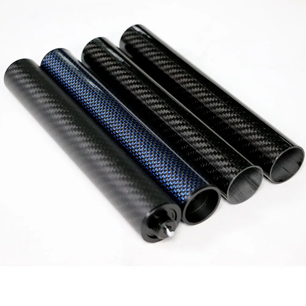 3K bunte carbon fiber rohr, carbon faser farbe rohr, carbon fiber rohr mit farbe