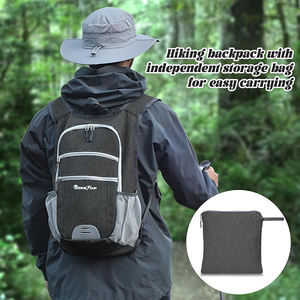 Échantillon gratuit Vente en gros Sac à dos pliable de randonnée avec sac imperméable personnalisé pour les activités de plein air, le camping et les sports - Product Image 3