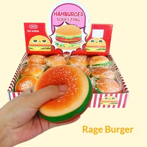 ของเล่นบีบแฮมเบอร์เกอร์แบบใหม่ ของเล่นบีบคลายเครียด ของเล่นบีบฟิดเจ็ตสร้างสรรค์ ของเล่นคลายความเครียด - Product Image 4