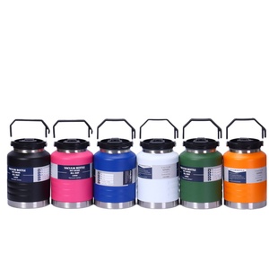 <span class=keywords><strong>Bouteille</strong></span> d'eau <span class=keywords><strong>isotherme</strong></span> sport en acier inoxydable 304 de 1,5 litre, thermos à double paroi, pot alimentaire avec couvercle à paille et poignée - Product Image 1