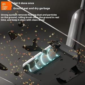 Nouvelle serpillière intelligente sans fil tout-en-un pour le nettoyage des sols, aspirateur et balai domestique avec fonction autonettoyante 2000 mAh - Product Image 4