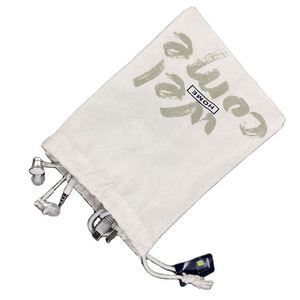 ถุงผ้าฝ้ายแบบมีเชือกผูก ถุงช้อปปิ้งผ้าฝ้าย กระเป๋าถือผ้าฝ้าย พร้อมโลโก้ตามสั่ง - Product Image 4