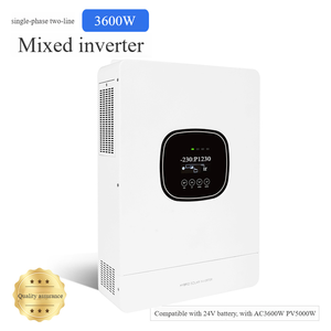 3.6KW IP65 Smart Double Sortie Hybride Onduleur Solaire Monophasé Grille avec Écran LCD Prend En Charge Les Batteries 24V - Product Image 6