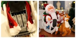 Noël père noël Figurine poupée vacances fête fournitures Papa <span class=keywords><strong>Noel</strong></span> Artesanal debout père noël jouet - Product Image 2