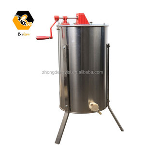 Extracteur de miel manuel 3 cadres, Nouveau modèle BH, Moins cher, Grande centrifugeuse manuelle 3 cadres en acier inoxydable pour le miel - Product Image 3