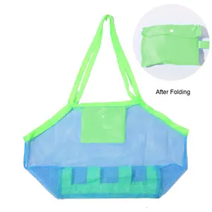 Sac de plage en maille de polyester de grande capacité pour enfants rangement de matériel de jeu de sable en plein air nouvel ensemble de rangement de jouets de <span class=keywords><strong>cuisine</strong></span> en plein air - Product Image 6