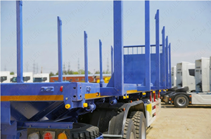 Semi-remorque en acier robuste avec parois latérales amovibles, capacité de charge de 60 tonnes, pour le transport logistique en Ouzbékistan et en Russie - Product Image 4