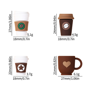 Perles focales en silicone 3D Bestwx (forme irrégulière 5g) pour breloques de stylo et cadeaux de fêtes - Accessoires - Product Image 2