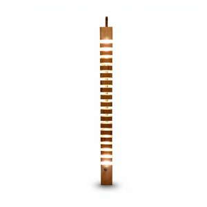 Lámpara de Pie Moderna de Madera, Lámpara LED Vertical, Lámpara de Arte Minimalista - Product Image 1