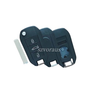 Vente en gros de clés de véhicule à 3 boutons (coffre/VA2) pour <span class=keywords><strong>Peugeot</strong></span> <span class=keywords><strong>208</strong></span> 301 308 508 2008 5008 C3 C4 C4L - Product Image 1
