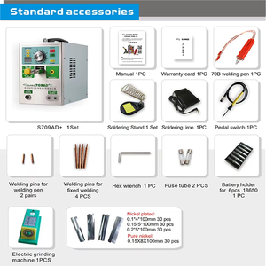 <span class=keywords><strong>SUNKKO</strong></span> <span class=keywords><strong>709AD</strong></span> + batterie soudeuse par points Machine 4in1 impulsion fixe mobile impulsion soudage par points Induction automatique - Product Image 6