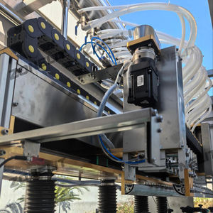 Botella de vidrio Seguimiento Vino Vinagre Agua mineral Líquido Máquina de llenado al vacío para Malta con transportador - Product Image 4