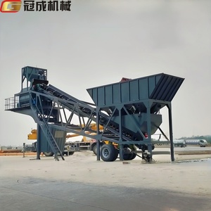 <span class=keywords><strong>Planta</strong></span> Mezcladora de Concreto Móvil Montada en Remolque, 75m³/h, <span class=keywords><strong>Planta</strong></span> de Concreto Húmedo Portátil para Proyectos de Ingeniería - Product Image 2