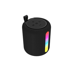 Oem rx06 xách tay Stereo Powered vải không dây vải TWS Loa siêu trầm 5W Bass RGB LED Đèn Boombox Loa - Product Image 1