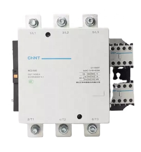 Chint AC contactor NC2 series new original AC contactor 115 150 185 225 265 330 400 500 630 800 coil voltage 48-380V