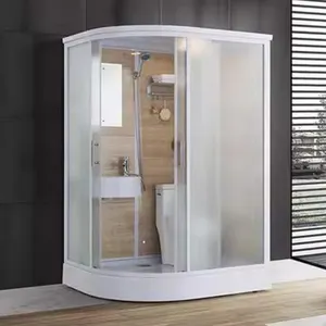 Cuarto de ducha Fantástico diseño moderno Esquina de vidrio de aluminio Cuartos de ducha Accesorios Baño Cuarto de Ducha