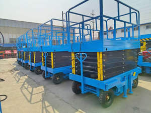 Memelihara dilengkapi Lift gunting mobil hidrolik rel untuk pengangkatan industri - Product Image 4