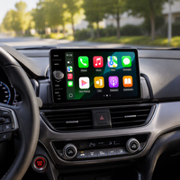 Autoradio Android 9 pouces avec bouton unique gauche, lecteur DVD de voiture, CarPlay sans fil, Android Auto pour usage universel