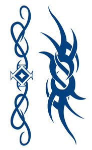 Tatuaje Temporal Semipermanente de 2 Semanas de Duración para Hombres y Mujeres, con Símbolos Tribales para Brazos, Pecho, Hombros y Piernas - Product Image 2