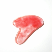 HZ Factory Prix de gros Planche de Gua Sha en pierre naturelle (Jaspe rouge, Jade) Outils chinois de Gua Sha