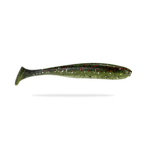 Afishlure esca in gomma esca soft fish 100mm 5.5g T tail silicone shad esche da pesca con paillettes - Product Image 6
