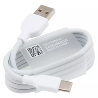 Kabel USB Type-C/Micro USB 2.1A 1.2m Putih Hitam PVC Pengisian Cepat Laris 2021 untuk IOS untuk Printer & Komputer S10