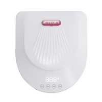 Lampe à ongles LED UV rechargeable Pro-Séchoir sans fil. 48 perles à double lumière, durcissement efficace, fond amovible.