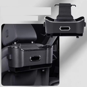 Caja de almacenamiento trasera para asiento de coche, caja de pañuelos para Porsche <span class=keywords><strong>Macan</strong></span> 2014 2015 2016 2017 2018 2019 2020 2021 2022 2023 2024 2025 - Product Image 2