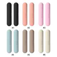 Ensemble d'haltères en silicone pour haltères et barres, personnalisé avec logo d'usine, doux pour la peau, lot de 2