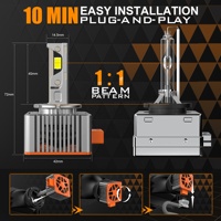 Nouveaux produits en promotion : Ampoule de phare LED HID Canbus série D3, ampoule LED D3, phares de voiture série D3S pour rénovation/amélioration
