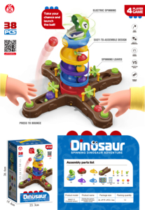 Juguete de pelota educativo para niños, Torre rodante multijugador, máquina deslizante de Bolas de plástico, juego de aprendizaje, pelota que rebota, montaje DIY - Product Image 5