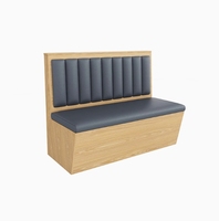 Ensembles de stand de salle à manger Offre Spéciale pour meubles de restaurant ensembles de table et chaise de canapé en bois et en cuir personnalisés pour restauration rapide