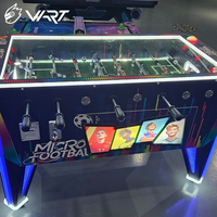 Table de football électronique VART à monnayeur pour 2 joueurs – Jeu d'arcade de baby-foot
