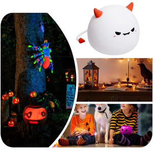 Pat <b>LED</b> Light Rechargeable Pat <b>Bedside</b> Silicone Night Light <b>Bedside</b> <b>Table</b> Lamp Pat Atmosphere Lamp for Bedroom Kids Room - Product Image 6