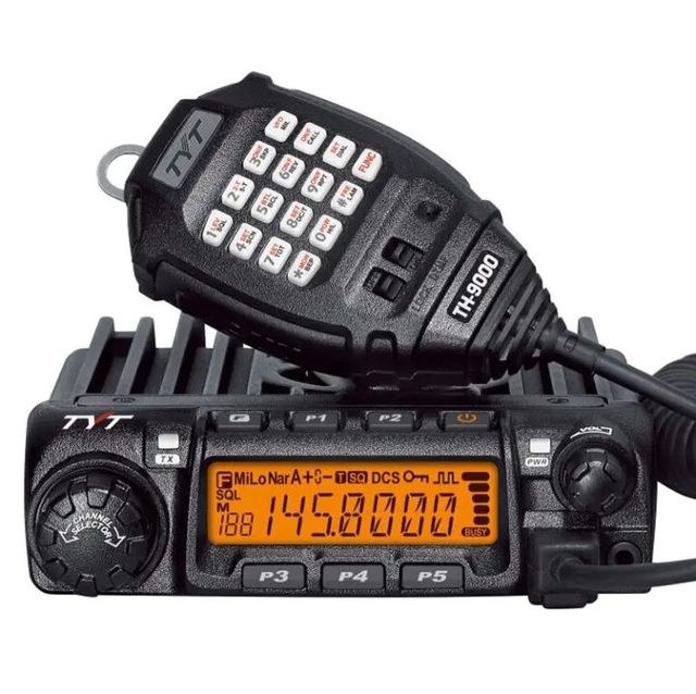 TH-9000D TYT Car Mount Radio Vehicle Mouted Walkie Talkie 60W Long Range UHF Ham Radio Transceiver 50KM Long Range