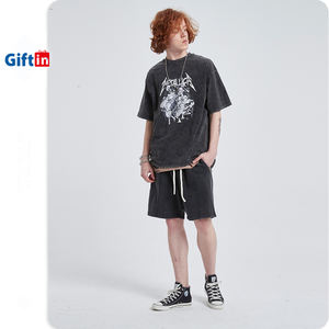 เสื้อยืดคอนเสิร์ตร็อคสไตล์วินเทจ ผ้าคอตตอน 100% หนัก 250 แกรม ซักแล้ว - Product Image 2