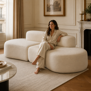 Canapé inclinable <span class=keywords><strong>en</strong></span> forme de <span class=keywords><strong>L</strong></span>, ensemble modulaire <span class=keywords><strong>en</strong></span> mousse, canapé <span class=keywords><strong>en</strong></span> tissu blanc, garnissage <span class=keywords><strong>en</strong></span> éponge, meubles confortables pour le salon - Product Image 5