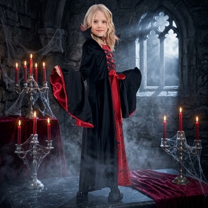 Nouveaux Costumes de Fête <span class=keywords><strong>Vampire</strong></span> COS, Costumes de Sorcière d'Halloween pour Spectacles, Costumes de Jeu de Rô<span class=keywords><strong>le</strong></span> Transfrontalier - Product Image 5