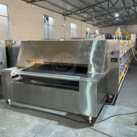 Ligne de production de boulangerie industrielle, four à séchage à tunnel à gaz à bande transporteuse automatique pour la cuisson du pain, des biscuits et des gâteaux