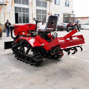 Serres agricoles d'approvisionnement d'usine <span class=keywords><strong>Moissonneuse</strong></span>-batteuse Rotary Tiller Cultivator 35 hp Mini Tracteur sur chenilles - Product Image 6