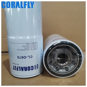 กรองน้ำมันหล่อลื่นแบบหมุนเกลียวคุณภาพสูง ทนทาน ยี่ห้อ Coralfly รุ่น LF670 LF670SC สำหรับเครื่องยนต์ดีเซล - Product Image 2