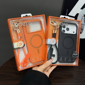 Custodia Magnetica Opaca alla Moda per <span class=keywords><strong>iPhone</strong></span> 17 16 <span class=keywords><strong>Pro</strong></span> Max con Cordino in Silicone, Protezione Fotocamera e Pulsanti Touch, <span class=keywords><strong>Cover</strong></span> <span class=keywords><strong>Rigida</strong></span> Antiurto - Product Image 6