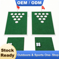 Golf-Schwungtrainer-Set mit aufregenden Chipping- und Chip-Shot-Spielen für Tailgate-Partys, Strand, Garten, Männerhöhle, Eisen und Holz, Rechts-/Linkshänder